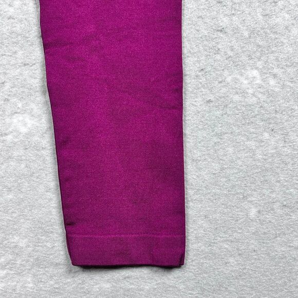 Gymshark Dry Compression Leggings Womens Size X-Small Maroon Athletic - Picture 3 of 9